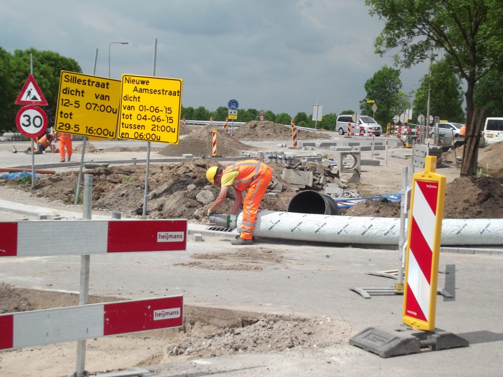 Carretera Holanda zona Herinrichting Nieuwe Aamstraat Elst Gelderland